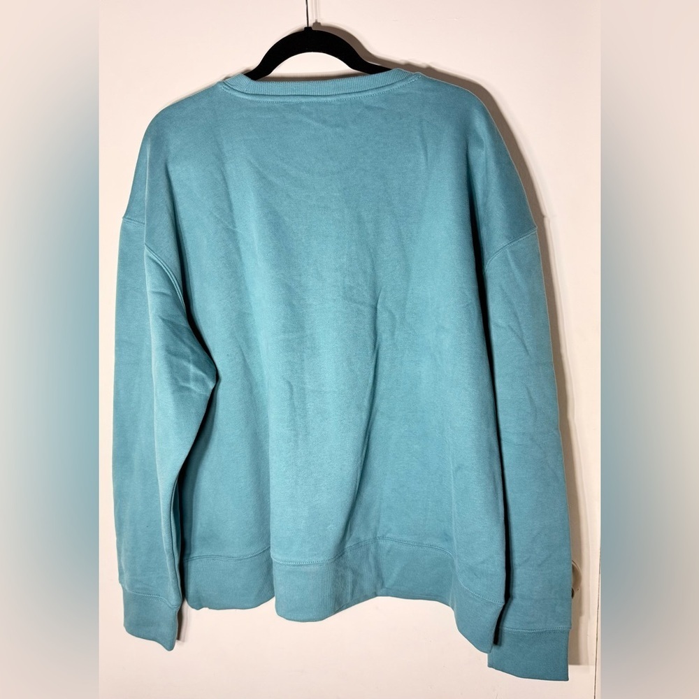 Champion Crewneck Sweatshirt Teal Blue 2X NWT - Picture 2 of 5